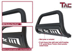 TAC Heavy Texture Black 3" Bull Bar For 2016-2023 Toyota Tacoma Pickup Truck Front Bumper Brush Grille Guard Nudge Bar