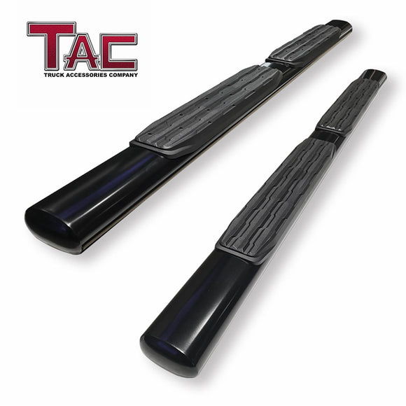 TAC Replacement Step Pad for 5 Inch Oval Tube Side Steps Running Board Side Bar Nerf Bar 1 Step Pad with 9 Clips