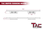 TAC Sniper Running Boards Fit 2022-2024 Toyota Tundra CrewMax Truck Pickup 4" Fine Texture Black Side Steps Nerf Bars 2pcs