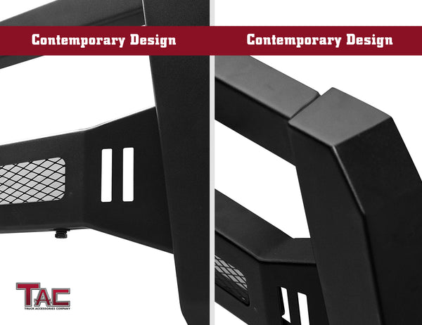 TAC Predator Modular Bull Bar Mesh Version For 2010-2023 Toyota 4Runner(Excl. 2014-23 Limited & 19-22 Nightshade Edition/2022-2023 TRD Sport)  SUV Front Bumper Brush Grille Guard Nudge Bar
