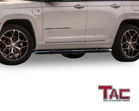 TAC Side Steps Running Boards Compatible with 2022-2023 Jeep Grand Cherokee (Exclude 2021-2023 Grand Cherokee L / 2022-2023 4xe Models) SUV 3" Black Side Bars Step Rails Nerf Bars Off Road Accessories (2 pcs)