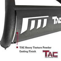 TAC Heavy Texture Black 3" Bull Bar for 2019-2023 Ford Ranger Pickup Truck Front Bumper Brush Grille Guard Nudge Bar