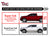 TAC Fine Texture 4" Side Steps for 2019-2023 Ford Ranger Super Cab Truck| Running Boards | Nerf Bar | Side Bar