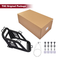 TAC Universal Spare Tire Carriers Heavy Duty Pickup Truck Spare Tire Mount Allows Use of 40inch Spare Tire Fine Textured Black
