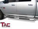 TAC Stainless Steel 5" Bend Side Steps For 2009-2018 Ram 1500 Crew Cab(Incl. 2019-2024 Ram 1500 Classic)|2010-2025 Ram 2500/3500/4500/5500 Crew Cab(Incl. Chassis Cab Diesel models) Crew Cab-2