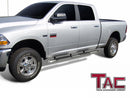TAC Stainless Steel 5" Bend Side Steps For 2009-2018 Ram 1500 Crew Cab(Incl. 2019-2024 Ram 1500 Classic)|2010-2025 Ram 2500/3500/4500/5500 Crew Cab(Incl. Chassis Cab Diesel models) Crew Cab-3