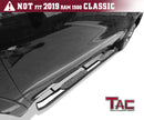 TAC Stainless Steel 5" Oval Bend Side Steps For 2019-2025 Chevy Silverado/GMC Sierra 1500 Crew Cab | 2020-2025 Silverado/GMC Sierra 2500/3500 Crew Cab Truck | Running Boards | Nerf Bar | Side Bar-2