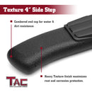 TAC Heavy Texture Black PNC Side Steps For 2019-2023 Ford Ranger Super Cab Truck | Running Boards | Nerf Bars | Side Bars-5