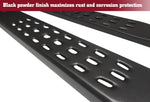 TAC Fine Texture Frigate Running Boards for 2015-2023 Ford F150 & 2022-2023 F150 Lightning EV SuperCrew Cab/2017-2023 F250-550 Crew Cab Truck | Side Steps | Nerf Bars | Side Bars