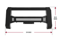 TAC Predator Modular Bull Bar for 2022-2023 Nissan Frontier Pickup Truck Front Mesh Version Brush Bumper Grille Guard Fine Textured Black Suitable for 20” LED Off-Road Lights