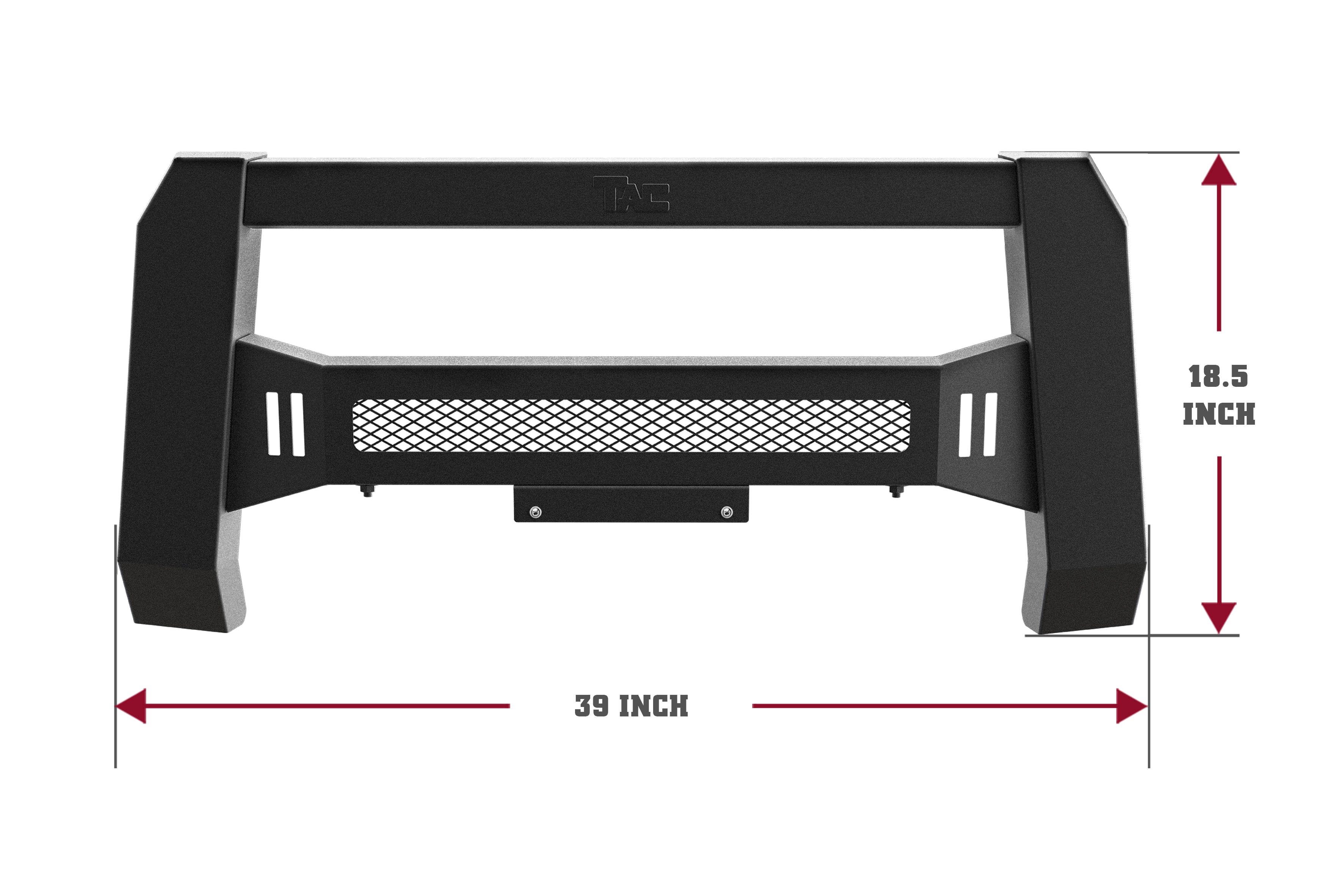 TAC Predator Modular Bull Bar Mesh Version For 2004-2025 F150(Excl. Heritage edition/all F150 Raptor models/2020-2022 Diesel models)|2022-2025 F150 Lightning EV Truck Front Bumper Brush Grille Guard Nudge Bar