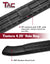 TAC Side Steps Running Boards Compatible with 2021-2024 Ford Bronco 4 Door (Not for Bronco Sport) SUV 4.25" Texture Black Side Bars Nerf Bars Off Road Accessories (2pcs)