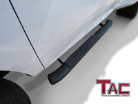 TAC Heavy Texture Black PNC Side Steps For 2009-2018 Dodge Ram 1500 (Incl. 2019-2023 Ram 1500 Classic) /2010-2023 Dodge Ram 2500/3500 Regular Cab Truck | Running Boards | Nerf Bars | Side Bars