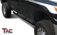 TAC Gloss Black 3" Side Steps For 2007-2021 Toyota Tundra Double Cab Truck | Running Boards | Nerf Bars | Side Bars