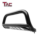 TAC Gloss Black 3" Bull Bar For 2011-2025 Ford F150 EcoBoost ( Excluded  all F150 Raptor models/2020-2022 Diesel models) Truck Front Bumper Brush Grille Guard Nudge Bar-1