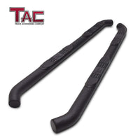 TAC Heavy Texture Black 3" Side Steps For 2005-2023 Toyota Tacoma Double Cab Truck | Running Boards | Nerf Bars | Side Bars