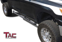 TAC Heavy Texture Black 3" Side Steps For 2007-2021 Toyota Tundra Double Cab Truck | Running Boards | Nerf Bars | Side Bars