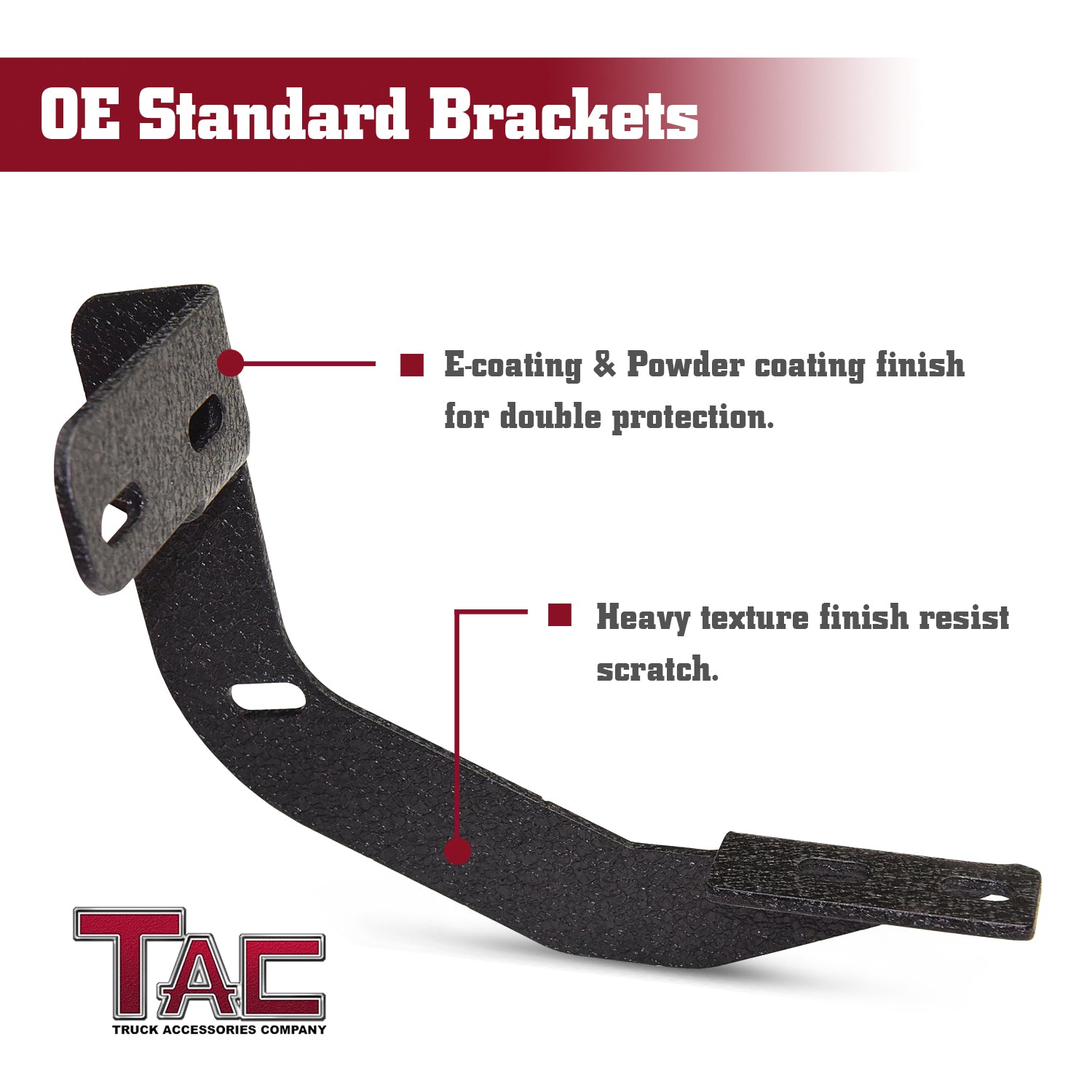 TAC Heavy Texture Black PNC Side Steps For 2009-2018 Dodge Ram 1500 (Incl. 2019-2024 Ram 1500 Classic) /2010-2025 Dodge Ram 2500 3500 4500 5500 Crew Cab (Incl. Chassis Cab Diesel models) Truck | Running Boards | Nerf Bars | Side Bars