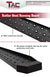 TAC Fine Texture Black Rattler Running Board for 2015-2023 Ford F150 Regular Cab/ 2017-2023 Ford F250/F350/F450/F550 Super Duty Regular Cab Truck | Side Steps | Nerf Bars | Side Bars