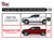 TAC Fine Texture Black 4" Side Steps for 2019-2023 Ford Ranger SuperCrew Cab Truck | Running Boards | Nerf Bars | Side Bars
