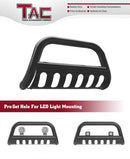 TAC Gloss Black 3" Bull Bar For 1999-2006 Toyota Tundra Truck / 2001-2007 Toyota Sequoia SUV Front Bumper Brush Grille Guard Nudge Bar-6