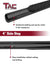 TAC Gloss Black 4" Side Steps for 2009-2018 Dodge Ram 1500 Crew Cab (Incl. 19-23 Ram 1500 Classic) / 2010-2023 Dodge Ram 2500/3500/4500/5500 Crew Cab Truck | Running Boards | Nerf Bars | Side Bars