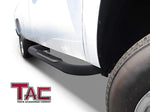 TAC Heavy Texture Black 3" Side Steps For 1999-2018 Chevy Silverado/GMC Sierra 1500 Regular Cab / 1999-2019 Chevy Silverado/GMC Sierra 2500/3500 Regular Cab (Excl. C/K Classic) Truck | Running Boards | Nerf Bars | Side Bars