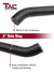 TAC Fine Texture Black 3" Side Steps For 2018-2023 Jeep Wrangler JL 4 Door SUV | Running Boards | Nerf Bars | Side Bars