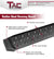 TAC Fine Texture Black Rattler Running Board for 2015-2023 Ford F150 Regular Cab/ 2017-2023 Ford F250/F350/F450/F550 Super Duty Regular Cab Truck | Side Steps | Nerf Bars | Side Bars