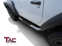 TAC Stainless Steel 3" Side Steps For 2018-2021 Jeep Wrangler JL 2 Door SUV | Running Boards | Nerf Bars | Side Bars