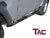 TAC Fine Texture Black 3" Side Steps For 2018-2024 Jeep Wrangler JL 4 Door SUV | Running Boards | Nerf Bars | Side Bars