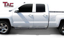 TAC 3" Texture Black Side Steps Compatible with 1999-2018 Chevy Silverado/GMC Sierra 1500 Extended/Double Cab|1999-2019 2500/3500 Extended/Double Cab (Excl. C/K Classic) |2019 Silverado 1500 LD|2019 Sierra 1500 Limite | Truck Accessories (2 PCS)-2