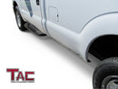 TAC 3" Gloss Black Side Steps Compatible with 2004-2008 Ford F150 Regular CAB (Excl. 04 Heritage)| Running Boards| Side Bars| Step Rails| Nerf Bars| Rocker Slider| Pickup Truck Accessories (2 PCS)-2