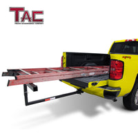 TAC Fine Texture Adjustable Extender Ladder Rack Universal Fit 2" Rear Hitch Receivers (500 LBS Capacity)