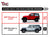 TAC Fine Texture Black 4" Side Steps for 2018-2023 Jeep Wrangler JL 2 Door SUV | Running Boards | Nerf Bars | Side Bars