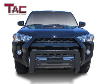 TAC Predator Modular Bull Bar Mesh Version For 2010-2024 Toyota 4Runner(Excl. 2014-24 Limited & 19-22 Nightshade Edition/2022-2024 TRD Sport)  SUV Front Bumper Brush Grille Guard Nudge Bar - 0
