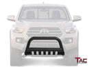 TAC Gloss Black 3" Bull Bar For 2016-2023 Toyota Tacoma Truck Front Bumper Brush Grille Guard Nudge Bar-2