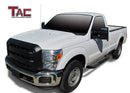 TAC 3" Gloss Black Side Steps Compatible with 2015-2025 Ford F150 Regular Cab | 2017-2025 Ford F250/F350/F450/F550 Super Duty Regular Cab| Running Boards| Side Bars| Step Rails| Nerf Bars| Rocker Slider| Pickup Truck Accessories (2 PCS)-3