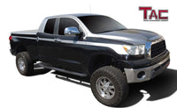 TAC Heavy Texture Black 3" Side Steps For 2007-2021 Toyota Tundra Double Cab Truck | Running Boards | Nerf Bars | Side Bars