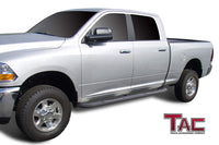 TAC Heavy Texture Black 3" Side Steps For 2009-2018 Dodge Ram 1500 Crew Cab (Incl. 2019-2023 Ram 1500 Classic) / 2010-2023 Dodge Ram 2500/3500/4500/5500 Crew Cab Truck | Running Boards | Nerf Bars | Side Bars
