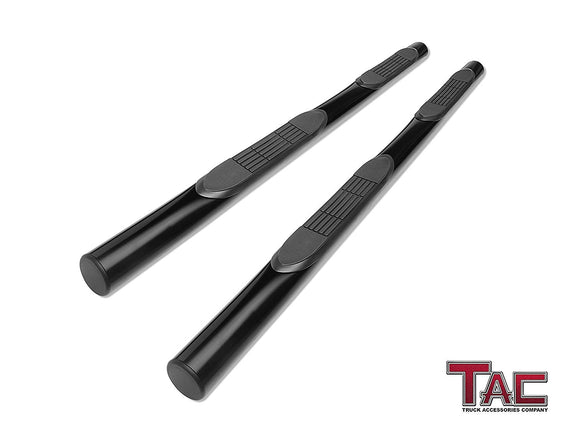 TAC 3" Gloss Black Side Steps Compatible with 2002-2006 Honda CRV| Running Boards| Side Bars| Step Rails| Nerf Bars| Rocker Slider| SUV Accessories (2 PCS)