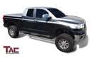 TAC 3" Gloss Black Side Steps Compatible with 2007-2021 Toyota Tundra Double Cab| Running Boards| Side Bars| Step Rails| Nerf Bars| Rocker Slider| Pickup Truck Accessories (2 PCS)-3
