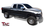 TAC Gloss Black 3" Side Steps For 2007-2021 Toyota Tundra Double Cab Truck | Running Boards | Nerf Bars | Side Bars