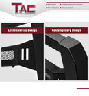 TAC Predator Modular Bull Bar Mesh Version For 2007-2018 Silverado/Sierra 1500|2019 Silverado 1500 LD|2019 Sierra 1500 Limited Truck Front Bumper Brush Grille Guard Nudge Bar-5