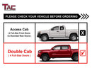 TAC 3" Texture Black Side Steps Compatible with 2005-2023 Toyota Tacoma Double Cab| Running Boards| Side Bars| Step Rails| Nerf Bars| Rocker Slider| Pickup Truck Accessories (2 PCS)-4
