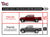 TAC Heavy Texture Black 3" Side Steps For 2005-2023 Nissan Frontier Crew Cab /2005-2012 Suzuki Equator Crew Cab Truck | Running Boards | Nerf Bars | Side Bars