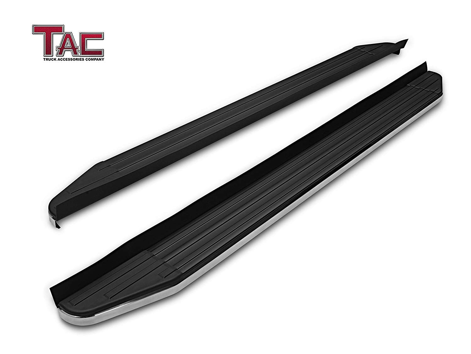 TAC Viewpoint Running Boards Compatible with 2013-2021 Nissan Pathfinder (Excl. 2015 Platinum Series)/2013-2016 Infiniti QX60 (Exclude Models with Ground Lights) SUV| 5.5 Inch Width| Side Steps| Nerf Bars| Step Rails| Aluminum| Black (2 PCS)