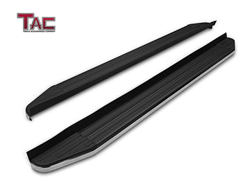 TAC ViewPoint Running Boards For 2005-2024 Nissan Frontier Crew Cab Truck | Side Steps | Nerf Bars | Side Bars