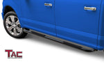 TAC Gloss Black 3" Side Steps For 2001-2003 Ford F150/250 SuperCrew Cab Truck | Running Boards | Nerf Bars | Side Bars
