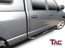 TAC 3" Stainless Steel Side Steps Compatible with 2002-2008 Ram 1500 Quad Cab | 2003-2009 Ram 2500/3500 Quad Cab (Exclude Daytona/Rumble Bee/SRT-10 models) | Running Boards| Side Bars| Step Rails| Nerf Bars| Pickup Truck Accessories (2 PCS)-2